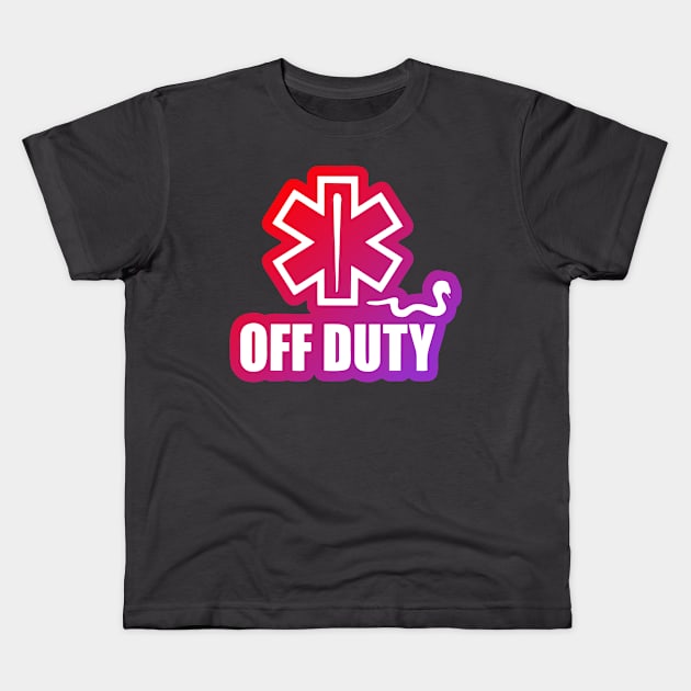 Off duty Kids T-Shirt by metalluck